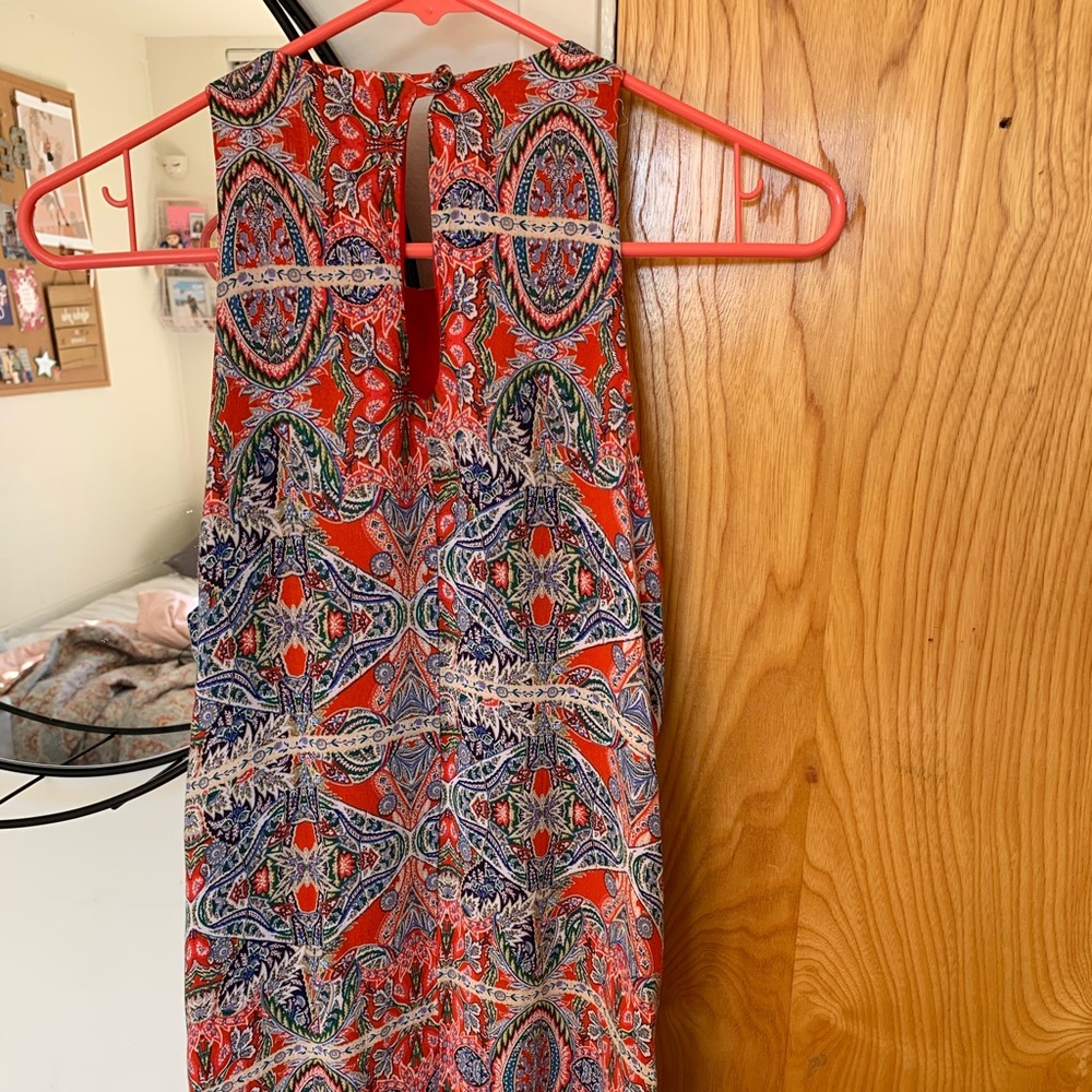 Lulus patterned halter dress - Picture 3 of 5